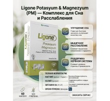 RCFARMA Ligone Potassium Magnesium 60 капсул