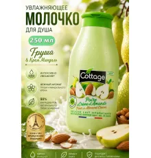 Cottage Молочко увлажняющее для душа груша-миндаль 250мл