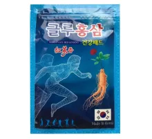 Glu Red Ginseng HealthPad (пластырь с красным женьшенем)