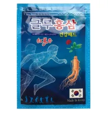 Glu Red Ginseng HealthPad (пластырь с красным женьшенем)