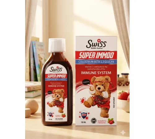 Swiss Bork Super Immoo 150ml детский сироп для иммунитета