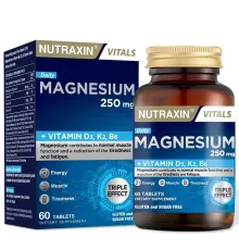 Nutraxin Magnesium 250mg +Vit D3.K2.B6 60tab