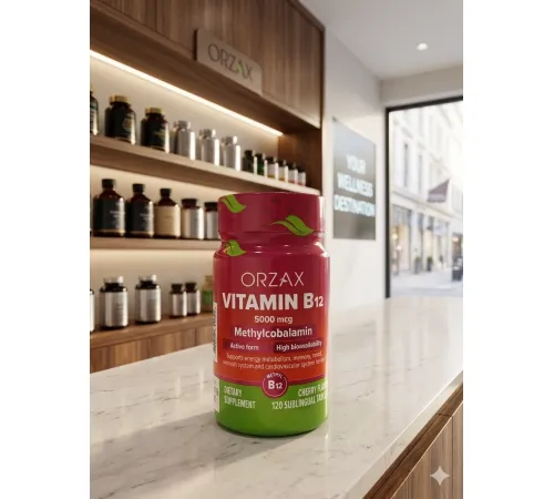 ORZAX Vitamin B12 5000mcg 120tab
