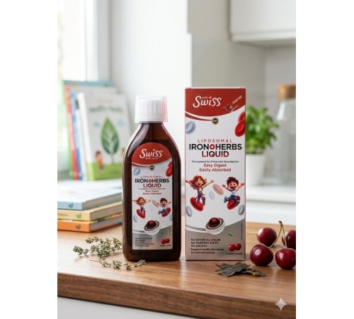 Swiss Bork Liposomal Iron+Herbs 150ml