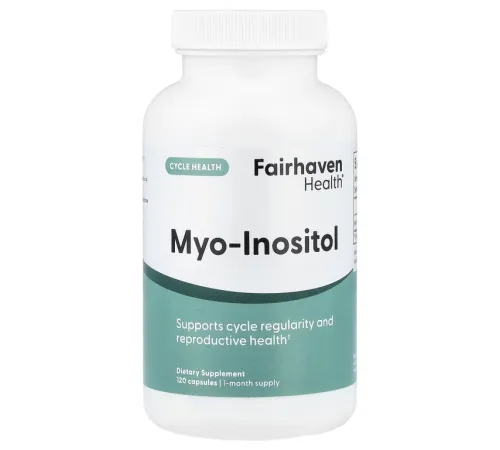 Fairhaven Health, мио-инозитол, 120 капсул 500 мг в 1 капсуле