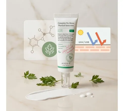 AXIS-Y Complete No-Stress Physical Sunscreen SPF50+ 50ml