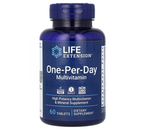 Life Extension, One-Per-Day, 60 таблеток