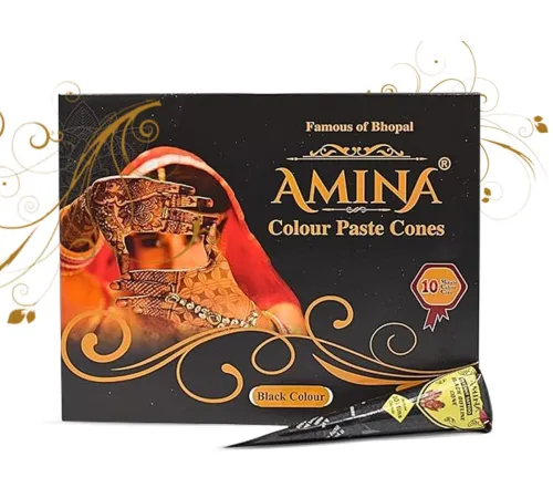 Amina Henna Paste Cone Black  хна для рисования