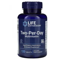 Life Extension Мультивитамины Two-Per-Day таблетки массой 999 мг 120 шт