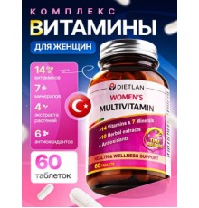 DIETLAN Mulivitamin Women 60tab
