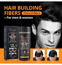 Disaar hair building fibers black 22g