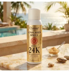 Disaar sunscreen spray 24k 160ml солнцезащитка