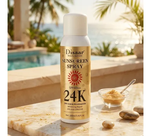 Disaar sunscreen spray 24k 160ml солнцезащитка