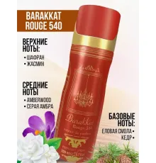Парфюмированный спрей для тела Barakkat Rouge 540 Extrait de Parfum 200 ml