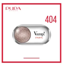 Pupa Vamp Тени запеченные сияющие, 404 холодный темно-серый