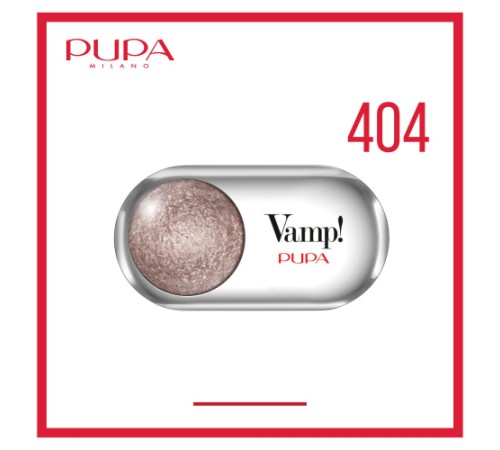 Pupa Vamp Тени запеченные сияющие, 404 холодный темно-серый