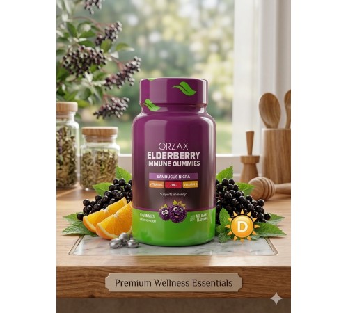 Orzax Elderberry Immune Gummies 60g