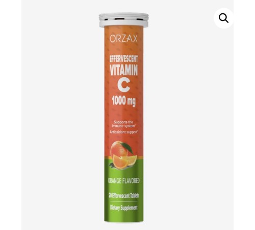 ORZAX Vitamin C 20 Eff tablet