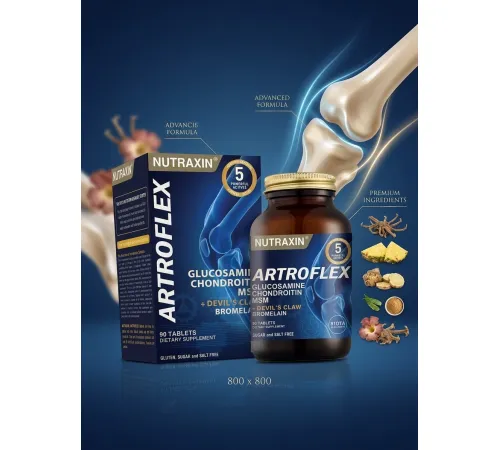 Nutraxin ARTROFLEX 90 tablets +DEVIL~S CLAW