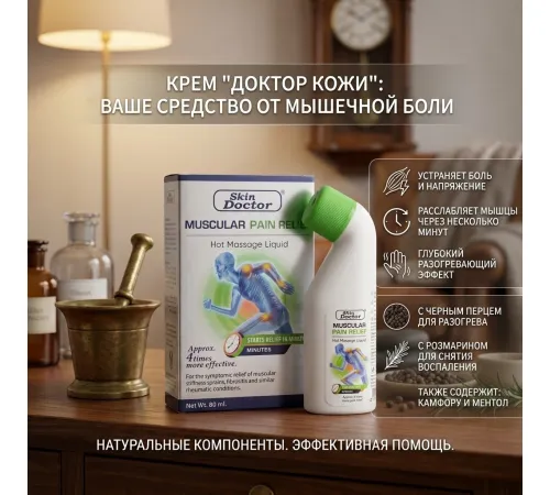 Skin Doctor Muscular Pain Relief 80ml