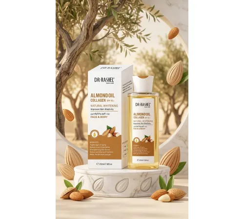 Dr Rashel Almond Oil Collagen Face&Body Spf50 210ml