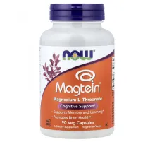 NOW Foods, Magtein®, магний, 90 растительных капсул