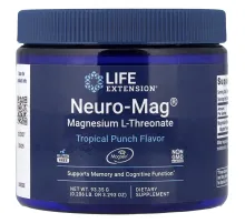 Life Extension Нейро-Маг со вкусом тропического пунша порошок в банке
