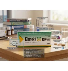 Klamoks BID 1000mg 10tab (антибактериальное ср-во)