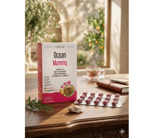 ORZAX Ocean Mummy Omega-3 Multivitamin 30kapsul