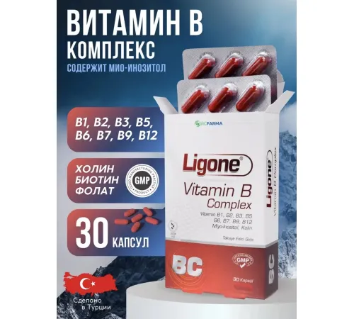 RCFARMA LIGONE Vitamin B Complex 30cap
