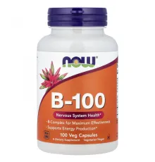 NOW Foods, B-100, 100 растительных капсул