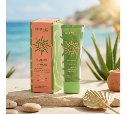 Dr Rashel SPF 75PA ++ BB Sunscreen Soothing Gel