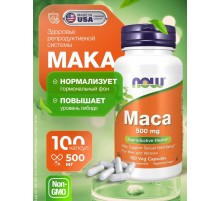NOW Maca 500 mg 100 Veg Capsul