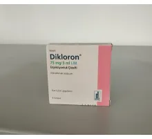 Dikloron 75mg 3ml 4  ampul ( противовоспалительное и обезбаливающее)