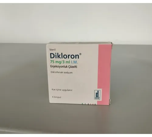 Dikloron 75mg 3ml 4  ampul ( противовоспалительное и обезбаливающее)