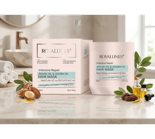 Royallines Hair Mask Argan Oil & Jojoba Oil 500ml