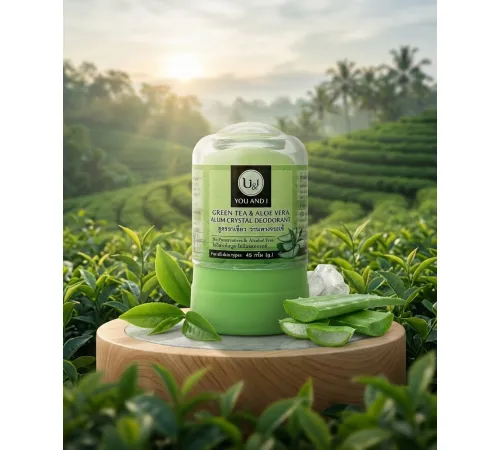 Алунит YOU AND I Green tea aloe vera 45 gr