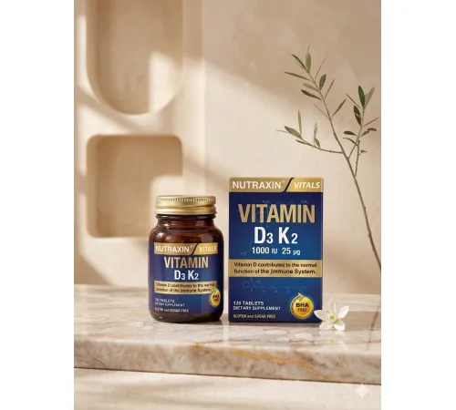 Nutraxin Vit D3K2 120tab
