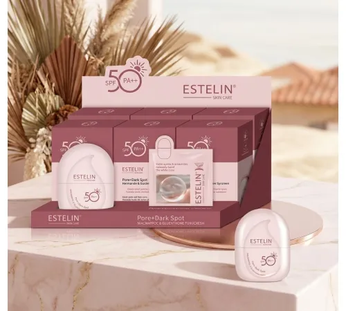 Estelin Pore+Dark Spot Niacinamide & Glutathione Sunscreen 60g