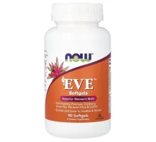 NOW Foods, EVE, мультивитамины для женщин, 90 мягких таблеток