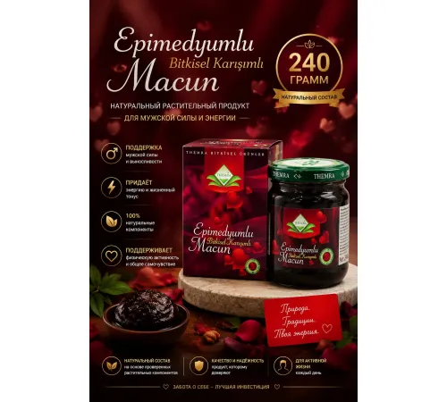 Эпимедиумная паста 240 гр Турция