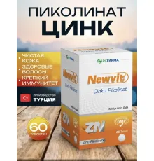 RCFARMA Newvit Çinko Pikolinat 60 Tablet