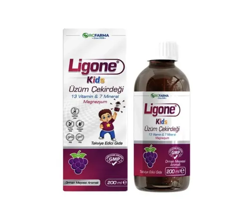 RCFARMA Ligone Kids Üzüm Çekirdeği 200 ML