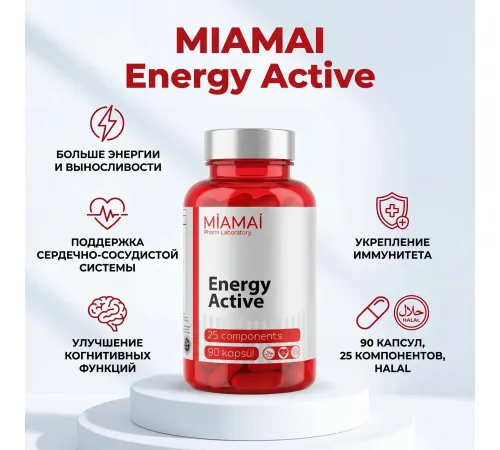 MIAMAI Energy Active 90kap