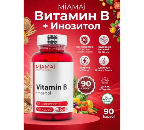 MIAMAI Vitamin B 90kap