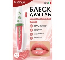 Deborah Блеск для губ Milano Formula Pura Gloss Bio тон 05 персиковый 4.6 г