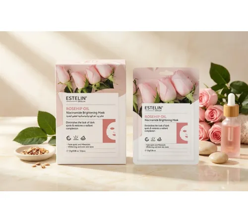 Estelin Rosehip Oil Niacinamide Brightening Mask