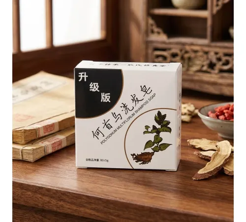 Китайское шампунь мыло для волос Polygonum Multiflorum 80+5g