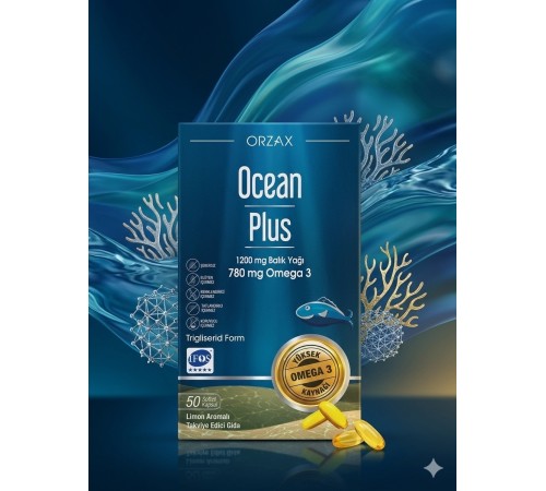 ORZAX Ocean Omega-3 Plus 50 caps