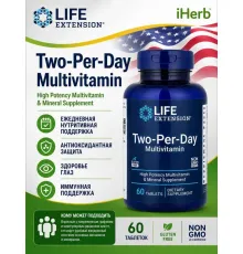 Life Extension Two-Per-Day 60 табл Мультивитамины